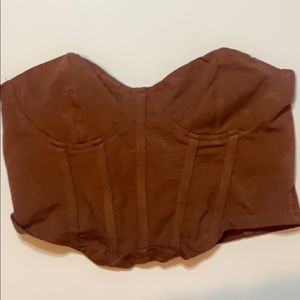 Brown Tube top